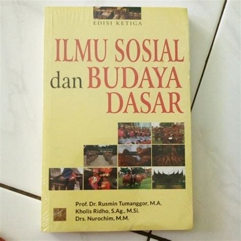 Buku Ilmu Sosial Dan Budaya Dasar Edisi Ketiga Prof Dr Rusmin