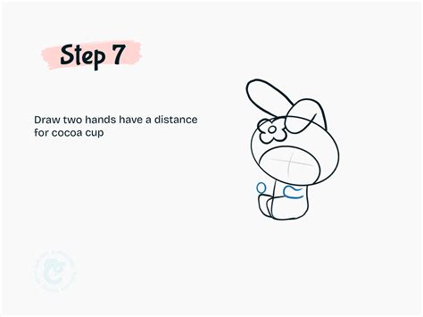 How To Draw Cute Melody With Hot Cocoa Step By Step