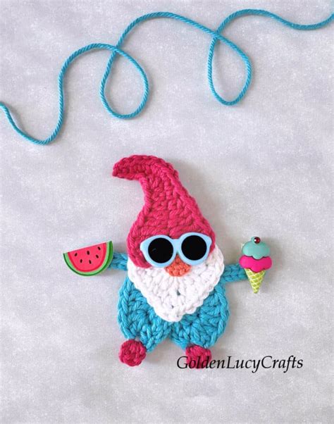 Gnome Crochet Pattern Collection Goldenlucycrafts