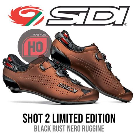 Jual Sidi Shot Limited Edition Black Rust Sepatu Cleat Road Bike Di