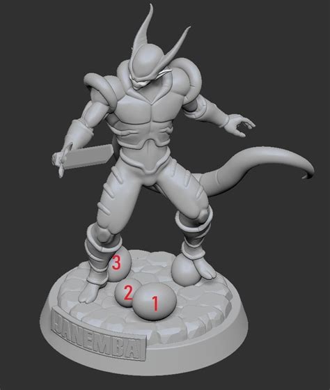 Stl File Dragon Ball Janemba Dragon Ball Z 🐉 ・3d Print Model To Download・cults