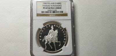 Poland Tadeusz Kosciuszko Zlotych Silver Proof Ngc Pf