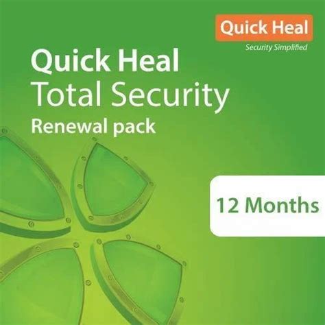 Quick Heal Total Security Renewal Pack Pc Years For Home Personal