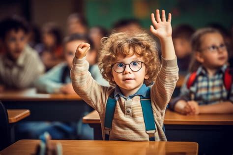 Premium Photo | School children in a classroom