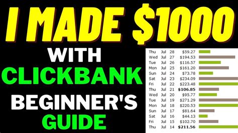 How I Made 1000 On Clickbank Clickbank Affiliate Marketing YouTube