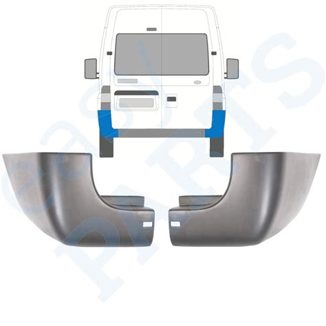 Rear Bumper Corner Set Ford Transit