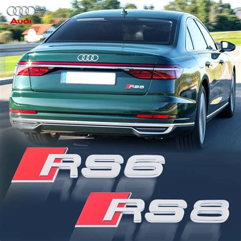 Pc D Abs Numbers Letters Rs Rs Rs Rs Rs Rs Emblem For Audi Rs