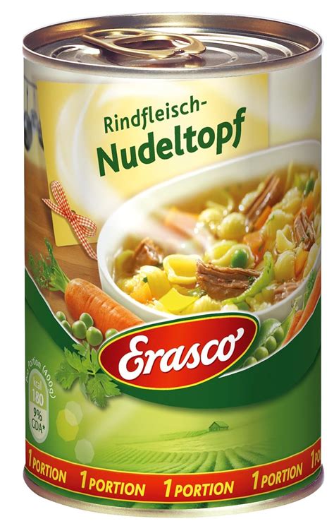 Erasco Rindfleisch Nudeltopf 400g Amazon de Lebensmittel Getränke