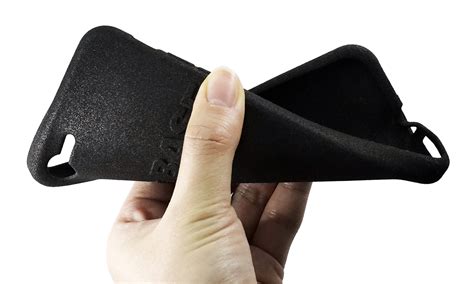Mjf Tpu 3d Printed Flexible Phone Case Shore 90a Dyed Black