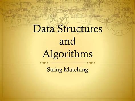 Ppt Data Structures And Algorithms Powerpoint Presentation Free Download Id 1615770