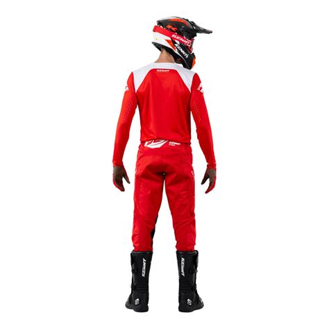 Maillot Cross Kenny Track Raw Rouge Quipement Cross Sur La