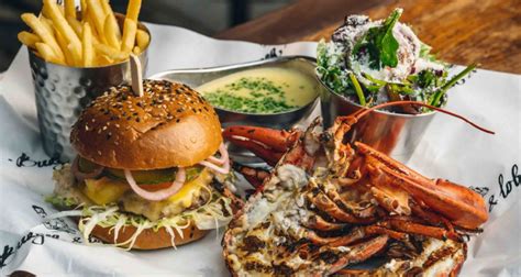 Surf N Turf Burger Lobster London Restaurant Review DesignMyNight