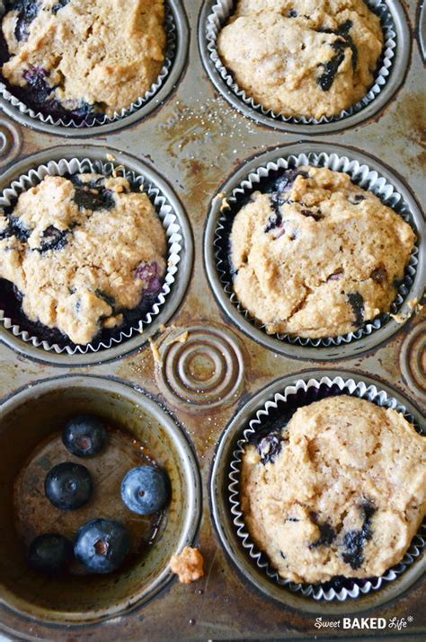 Blueberry Bran Muffins Sweet Baked Life