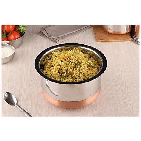 Buy Bb Home Stainless Steel Tope Patila No Copper Bottom Online