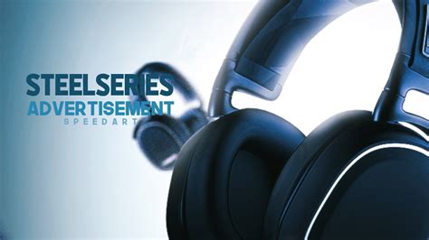 ⌠speedart⌡ Steelseries Headset Advertisement Design Youtube