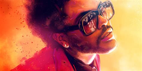 The Weeknd - Blinding Lights on Behance