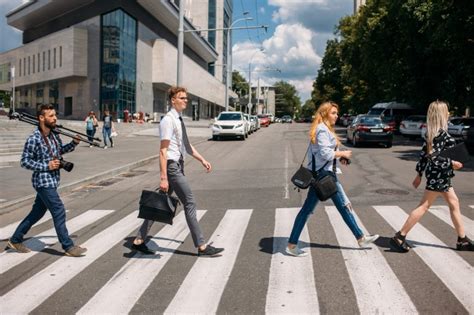 Pedestrian Crossing Intersection