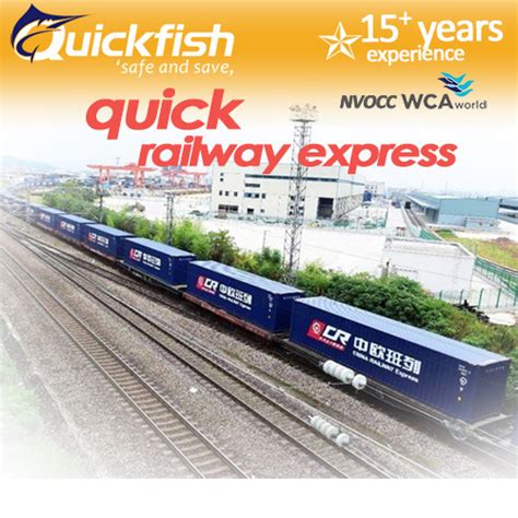 FCL LCL Railway Transport Customs Clearance China Railway Express And