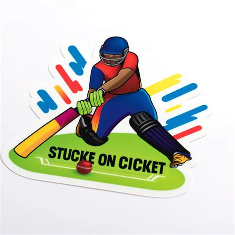 Stuck On Cricket™ - Custom Cricket Stickers