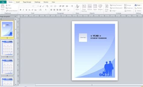 Yearbook Template For Microsoft Publisher