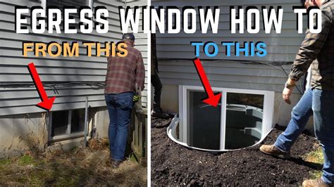 Egress basement window installation how to diy home improvement – Artofit