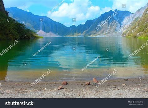 Active Volcano Pinatubo Crater Lake Philippines Stock Photo 487853545 ...