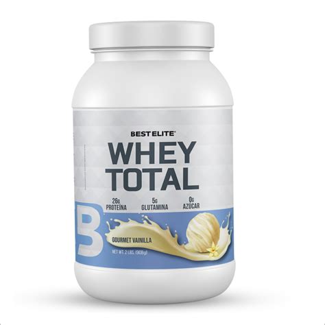 WHEY TOTAL 2 LIBRAS VAINILLA GOURMET BEST ELITE Outlet Fit Colombia