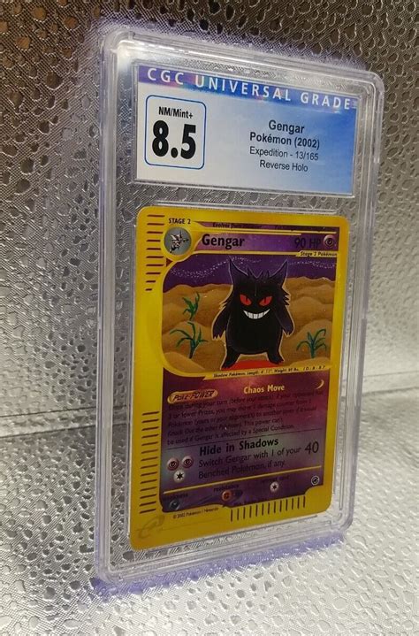 Pokemon Expedition Gengar Reverse Holo Cgc Nm Mint Ebay