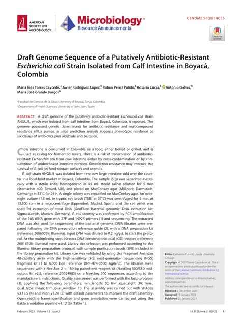 Pdf Draft Genome Sequence Of A Putatively Antibiotic Resistant