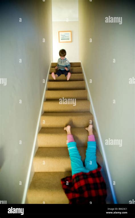 Anime Girl Falling Down Stairs