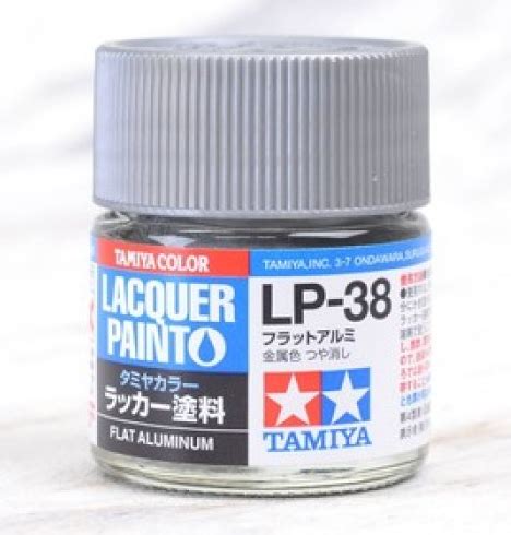 TAMIYA TAMIYA LACQUER PAINT FLAT ALUMINUM LP 38 Acercmodels