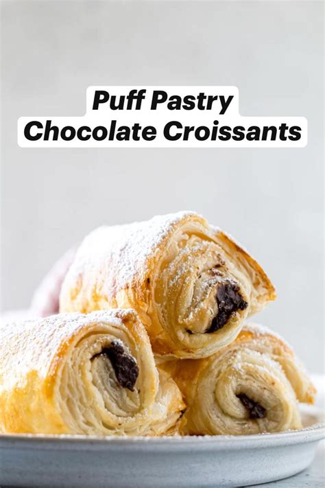 Puff Pastry Chocolate Croissants Recipe