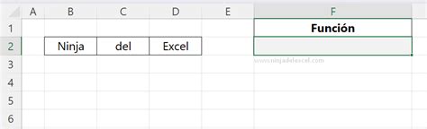 Concatenar en Inglés en Excel Ninja del Excel