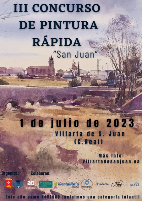 Iii Concurso De Pintura R Pida Villarta De San Juan Ciudad Real