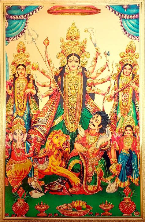 Buy ADA Handicraft Hindu Lord Goddess God Photo For Pooja And Wall