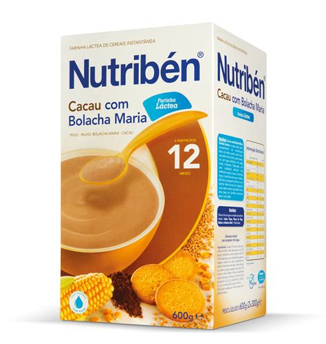 Nutriben Farinhas Cacau Bolach Maria 2x300g Farmacia Santos Salvador