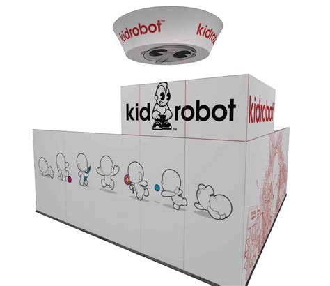 Kid Robot – 20×20 Trade Show Booth - Booth Design Ideas