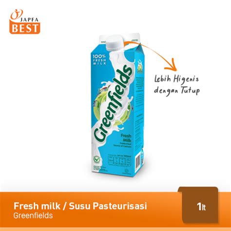 Jual Greenfields Fresh Milk Susu Pasteurisasi L Shopee Indonesia