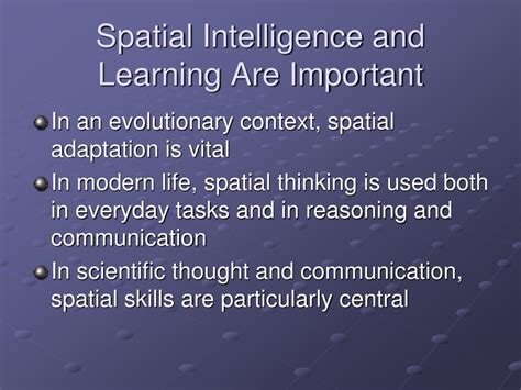 Ppt Educating Spatial Intelligence Powerpoint Presentation Free