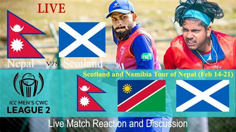 🔴live Nepal Vs Scotland In Tu Cricket Ground Match 3 Icc Cwc League 2 Nepal Series Live