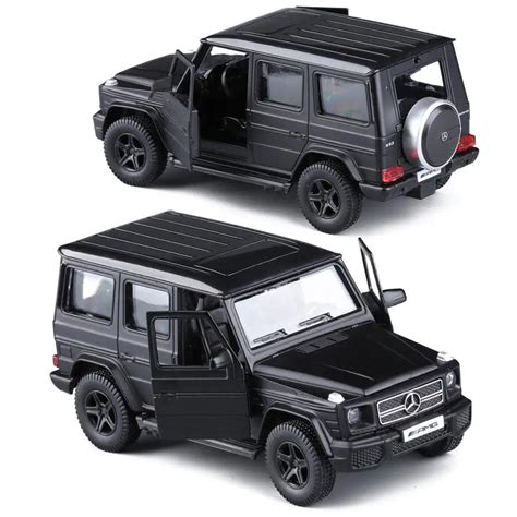 Matte Black 136 Scale Diecast Alloy Metal Luxury Suv Car Model For