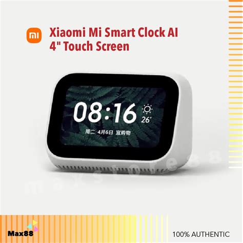 Xiaomi Mi Smart Clock Ai Touch Screen Google Xiaoai Bluetooth