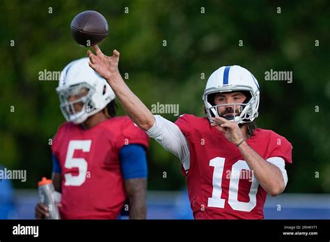 Indianapolis Colts Quarterback Gardner Minshew 10 Throws During An