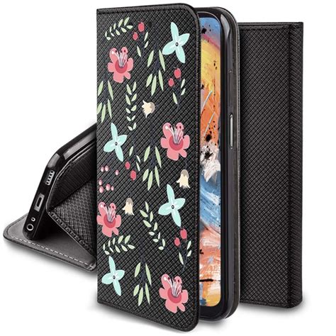 Etui Do Samsung Galaxy M G Zamykane Malowane Wzor Kwiaty Szk O