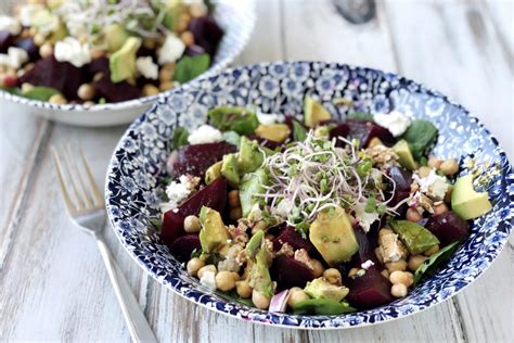 Zomerse Salade Met Bietjes En Geitenkaas HealthiNut