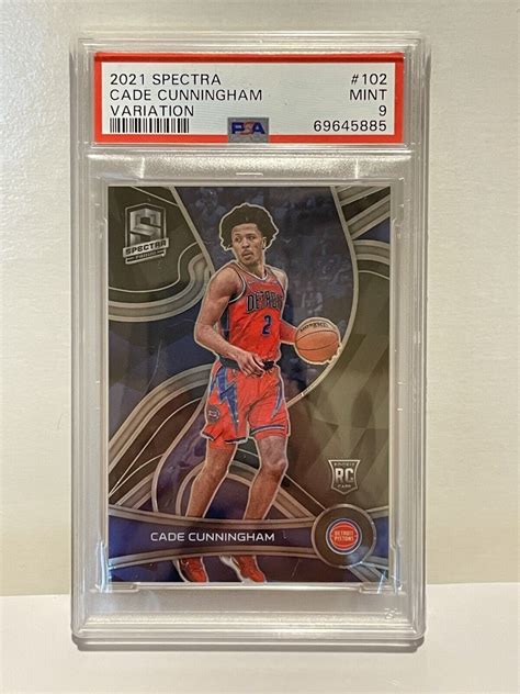 Panini Spectra Cade Cunningham Variation Rc Psa Detroit