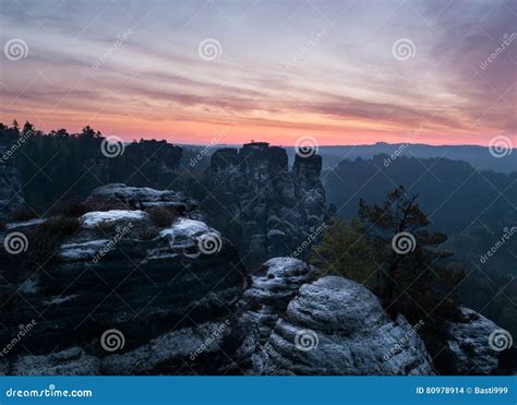 Bastei Bridge stock photo. Image of blue, green, bridge - 80978914