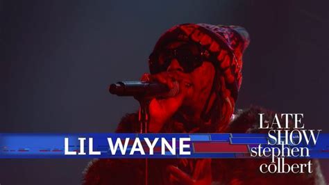 Lil Wayne Performs 'Don't Cry' Lil Wayne makes his Late Show debut with ...