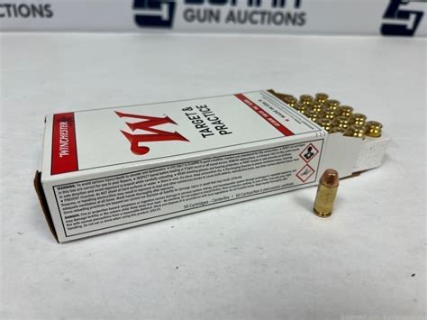 Winchester S W Grain Fmj Ammunition Rounds Pistol