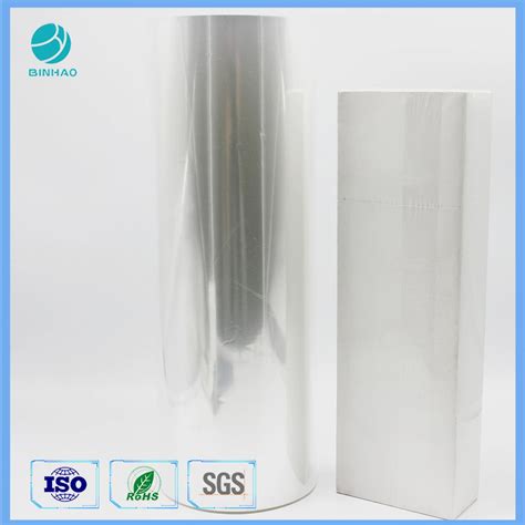 Transparent Pvc Heat Sealable Packaging Film For Naked Cigarette Box